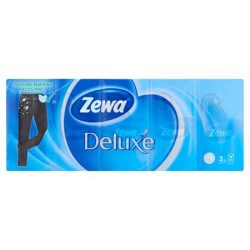ZEWA Papír zsebkendő, 3 rétegű, 10x10 db, ZEWA "Deluxe", illatmentes ZEWA Papír zsebkendő, 3 rétegű, 10x10 db, ZEWA "Deluxe", illatmentes