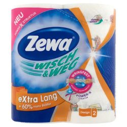 ZEWA Háztartási papírtörlő, 2 rétegű, 2 tekercses, ZEWA "Wisch&Weg extra lang" ZEWA Háztartási papírtörlő, 2 rétegű, 2 tekercses, ZEWA "Wisch&Weg extra lang"