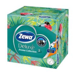 ZEWA Papír zsebkendő, 3 rétegű, 60 db, ZEWA "Aroma Collection"
