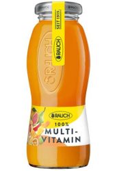 RAUCH Gyümölcslé, 100%, szénsavmentes, 0,2 l, RAUCH "Prémium", multivitamin RAUCH Gyümölcslé, 100%, szénsavmentes, 0,2 l, RAUCH "Prémium", multivitamin