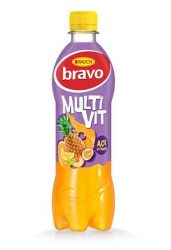 RAUCH Gyümölcsital, 12%, 0,5 l, RAUCH "Bravo", multivitamin RAUCH Gyümölcsital, 12%, 0,5 l, RAUCH "Bravo", multivitamin