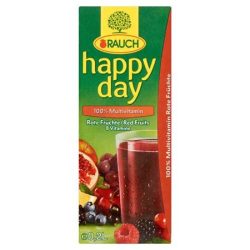 RAUCH Gyümölcslé, 100%, 0,2 l, RAUCH "Happy day", piros multivitamin RAUCH Gyümölcslé, 100%, 0,2 l, RAUCH "Happy day", piros multivitamin