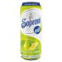   SOPRONI Alkoholmentes sör, 0,5 l, dobozos, SOPRONI "0.0%", körte-citrom