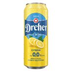 DREHER Alkoholmentes sör, 0,5 l, dobozos, DREHER "24", citrom DREHER Alkoholmentes sör, 0,5 l, dobozos, DREHER "24", citrom