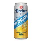 DREHER Alkoholmentes sör, 0,5 l, dobozos, DREHER "24 Hydrate", mangó-citrom DREHER Alkoholmentes sör, 0,5 l, dobozos, DREHER "24 Hydrate", mangó-citrom