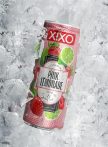   XIXO Üdítőital, szénsavas, 250 ml, XIXO "Pink Lemonade", eper és lime