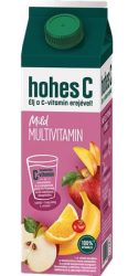 HOHES C Gyümölcslé, 100%, 1l, HOHES C "Mild", multivitamin HOHES C Gyümölcslé, 100%, 1l, HOHES C "Mild", multivitamin
