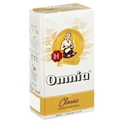 DOUWE EGBERTS Kávé, pörkölt, őrölt, vákuumos csomagolásban, 250 g, DOUWE EGBERTS "Omnia" DOUWE EGBERTS Kávé, pörkölt, őrölt, vákuumos csomagolásban, 250 g, DOUWE EGBERTS "Omnia"