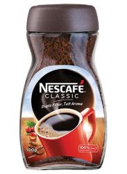 NESCAFE Instant kávé, 100 g, üveges, NESCAFÉ "Classic"