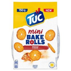 TUC Pirított kenyérkarika, 150 g, TUC "Mini Bake Rolls", pizza TUC Pirított kenyérkarika, 150 g, TUC "Mini Bake Rolls", pizza