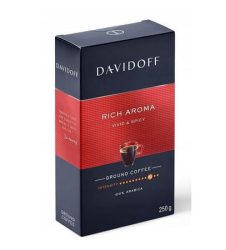 DAVIDOFF Kávé, pörkölt, őrölt, 250 g, DAVIDOFF "Rich Aroma" DAVIDOFF Kávé, pörkölt, őrölt, 250 g, DAVIDOFF "Rich Aroma"