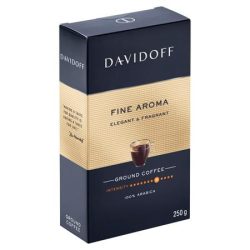 DAVIDOFF Kávé, pörkölt, őrölt, 250 g, DAVIDOFF "Fine Aroma" DAVIDOFF Kávé, pörkölt, őrölt, 250 g, DAVIDOFF "Fine Aroma"