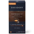 DAVIDOFF Kávékapszula, Nespresso® kompatibilis, 10 db, DAVIDOFF "Espresso 57" DAVIDOFF Kávékapszula, Nespresso® kompatibilis, 10 db, DAVIDOFF "Espresso 57"