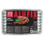   ALUFIX Grilltálca, 34,5x22,5 cm, négyszögletű, 3 db, ALUFIX