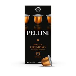 PELLINI Kávékapszula, Nespresso® kompatibilis, 10 db, PELLINI, "Cremoso" PELLINI Kávékapszula, Nespresso® kompatibilis, 10 db, PELLINI, "Cremoso"
