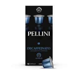 PELLINI Kávékapszula, Nespresso® kompatibilis, 10 db, PELLINI, "Top koffeinmentes" PELLINI Kávékapszula, Nespresso® kompatibilis, 10 db, PELLINI, "Top koffeinmentes"