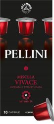 PELLINI Kávékapszula, Nespresso® kompatibilis, 10 db, PELLINI, "Vivace" PELLINI Kávékapszula, Nespresso® kompatibilis, 10 db, PELLINI, "Vivace"