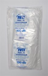 TUTI Hűtő- és uzsonnástasak, 6 l, 100 db, 30 x 50 cm, 9 µ, TUTI TUTI Hűtő- és uzsonnástasak, 6 l, 100 db, 30 x 50 cm, 9 µ, TUTI