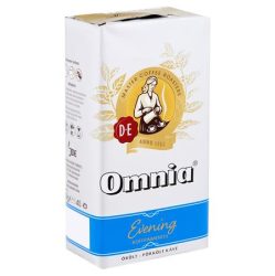 DOUWE EGBERTS Kávé, pörkölt, őrölt, vákuumos csomagolásban, 250 g, DOUWE EGBERTS "Omnia Evening", Koffeinmentes DOUWE EGBERTS Kávé, pörkölt, őrölt, vákuumos csomagolásban, 250 g, DOUWE EGBERTS "Omnia Evening", Koffeinmentes
