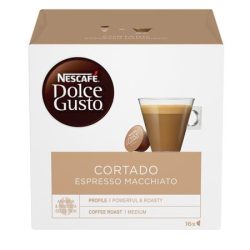 NESCAFE DOLCE GUSTO Kávékapszula, 16 db, NESCAFÉ DOLCE GUSTO "Cortado Espresso Macchiato " NESCAFE DOLCE GUSTO Kávékapszula, 16 db, NESCAFÉ DOLCE GUSTO "Cortado Espresso Macchiato "