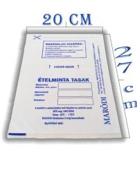 . Ételminta tasak, 20x27 cm, 500 db . Ételminta tasak, 20x27 cm, 500 db