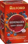 MILFORD Gyümölcstea, 20x2,5 g, MILFORD "Happy berries", bogyós gyümölcs MILFORD Gyümölcstea, 20x2,5 g, MILFORD "Happy berries", bogyós gyümölcs