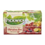   PICKWICK Fekete tea, 20x1,5 g, PICKWICK "Variációk Piros", eper, trópusi gyümölcs, erdei gyümölcs, citrom