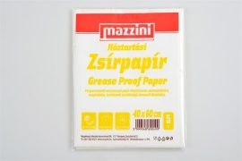 MAZZINI Háztartási zsírpapír, íves, 5 ív, 40x60 cm, MAZZINI MAZZINI Háztartási zsírpapír, íves, 5 ív, 40x60 cm, MAZZINI