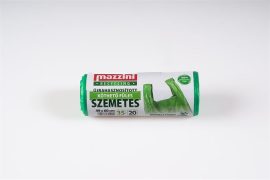 MAZZINI Szemeteszsák, újrahasznosított, köthető füles, 35 l, 20 db, 49x60 cm, 10 µ, MAZZINI, zöld MAZZINI Szemeteszsák, újrahasznosított, köthető füles, 35 l, 20 db, 49x60 cm, 10 µ, MAZZINI, zöld