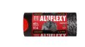   ALUFIX Szemeteszsák, zárószalagos, 60 l, 10 db, 64x69 cm, 33 µ, ALUFIX "Aluflexy", fekete