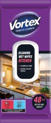 VORTEX Nedves törlőkendő, konyhai, 48 db, VORTEX VORTEX Nedves törlőkendő, konyhai, 48 db, VORTEX