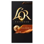 JACOBS DOUWE EGBERTS Kávékapszula, Nespresso® kompatibilis, 10 db, JACOBS DOUWE EGBERTS "L'OR Colombia" JACOBS DOUWE EGBERTS Kávékapszula, Nespresso® kompatibilis, 10 db, JACOBS DOUWE EGBERTS "L'OR Colombia"