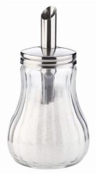 . Cukorszóró, üveg, adagolós, 15cl . Cukorszóró, üveg, adagolós, 15cl