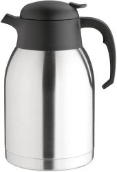 . Termosz, 1,5 l, rozsdamentes acél, műanyag fej, fekete . Termosz, 1,5 l, rozsdamentes acél, műanyag fej, fekete