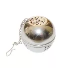 . Teatojás, rozsdamentes acél, 4,2x3,7cm