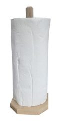 . Papírtörlő tartó, fa, álló, 30 cm . Papírtörlő tartó, fa, álló, 30 cm