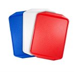 . Tálca, műanyag, szögletes, 43x28 cm, fehér . Tálca, műanyag, szögletes, 43x28 cm, fehér