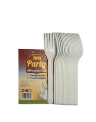 TUTI Műanyag villa, 20 db, TUTI "Party" TUTI Műanyag villa, 20 db, TUTI "Party"
