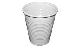 . Műanyag pohár, 1,6 dl, 100 db, fehér . Műanyag pohár, 1,6 dl, 100 db, fehér