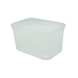 . Műanyag tál, lezárható, 750 ml, 50 db "Svéd" . Műanyag tál, lezárható, 750 ml, 50 db "Svéd"