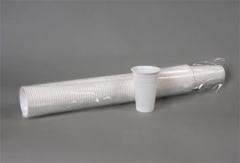 . Műanyag pohár, 2 dl, 100 db, fehér . Műanyag pohár, 2 dl, 100 db, fehér