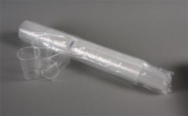 . Műanyag pohár, 2 dl, 100 db, víztiszta . Műanyag pohár, 2 dl, 100 db, víztiszta