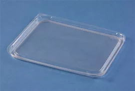 . Tető, ételtároló dobozhoz, 500-1000 ml, műanyag, mikrózható, 50 db, "Varia", víztiszta