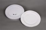 . Papírtányér, kerek, 23 cm, 50 db, fehér . Papírtányér, kerek, 23 cm, 50 db, fehér