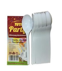 TUTI Kávéskanál, többször használatos, 20 db, TUTI "Party" TUTI Kávéskanál, többször használatos, 20 db, TUTI "Party"