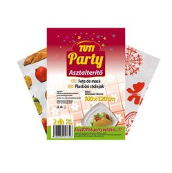 TUTI Műanyag asztalterítő, 100 x 120 cm, 2 db, TUTI "Party" TUTI Műanyag asztalterítő, 100 x 120 cm, 2 db, TUTI "Party"