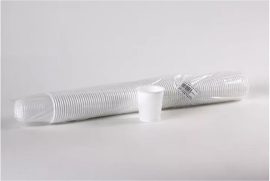 . Műanyag pohár, 1 dl, 100 db, "Party", fehér . Műanyag pohár, 1 dl, 100 db, "Party", fehér