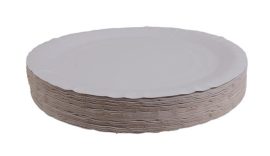 VICTORIA FACILITY Papírtányér, kerek, 25 cm átmérő, VICTORIA FACILITY VICTORIA FACILITY Papírtányér, kerek, 25 cm átmérő, VICTORIA FACILITY