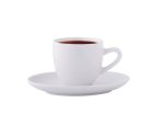 . Mokkáscsésze+alj, fehér, 10 cl, 6 db-os szett "Economic" . Mokkáscsésze+alj, fehér, 10 cl, 6 db-os szett "Economic"