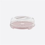 . Süteményes-, kínálótál, fedéllel és fogóval, kerek, 30 cm . Süteményes-, kínálótál, fedéllel és fogóval, kerek, 30 cm